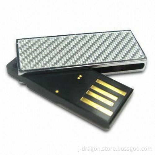 Fashionable Swivel USB Flash Drive with High-speed UDP Chips, Suitable for Promotional Gifts